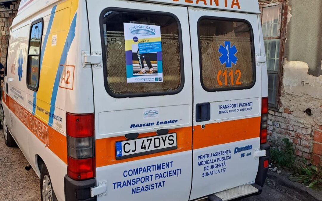Von den Konzert-Einnahmen: 3. Krankenwagen für die Ost-Ukraine
